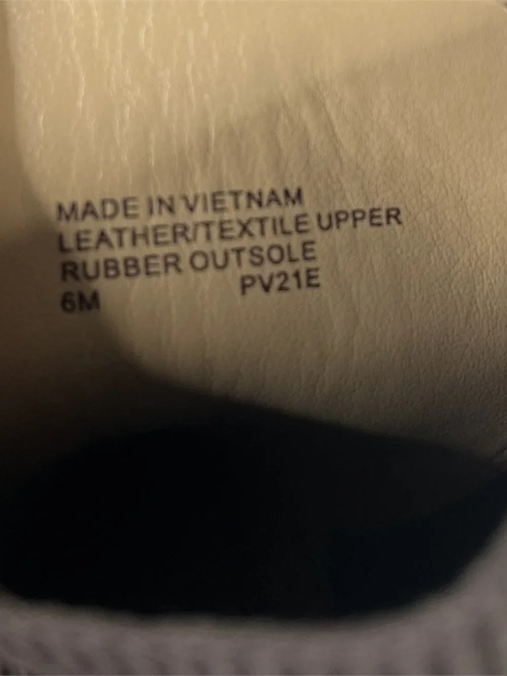 MICHAEL MICHAEL KORS Brea Leather and Logo Jacquard Combat Boot Size 6